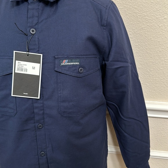 Craghoppers COOKSON INSULATED Long Sleeve Shirt - Blue Navy - Picture 3 of 12